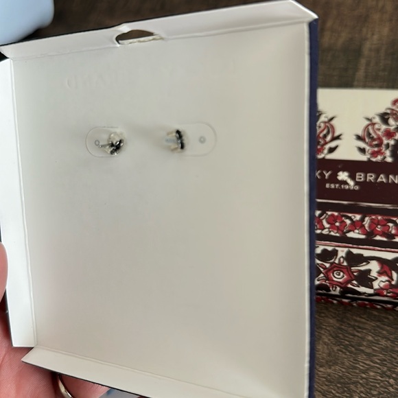 Lucky Brand Silver Brushed Earrings - Picture 2 of 2